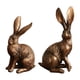 thumbnail image 2 of 2 estatuas de conejo vintage, figuras de conejo de resina, adornos de conejo, figuras de animales para estantería, 2 of 8