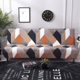 thumbnail image 1 of CNKOO Futon Sofa Slipcover Elastic Armless Sofa Cover Furniture Protector Folding Sofa Bed Slipcover For Sofa Bed Without Armrests  Size  Black Triangle, 1 of 6