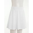 thumbnail image 6 of HULIJA Kids Tennis Skirts for Girls High Waisted Active Golf Skort with Shorts Performance Skort for White L, 6 of 8