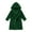 Green, variant on Zwiiyzr 6M-9Y Boys Girls Velvet Pajama Sets Toddler Baby Kids Christmas Bathrobe Winter Solid Color Long Sleeved Home Wear Clothes Hooded Robe Green