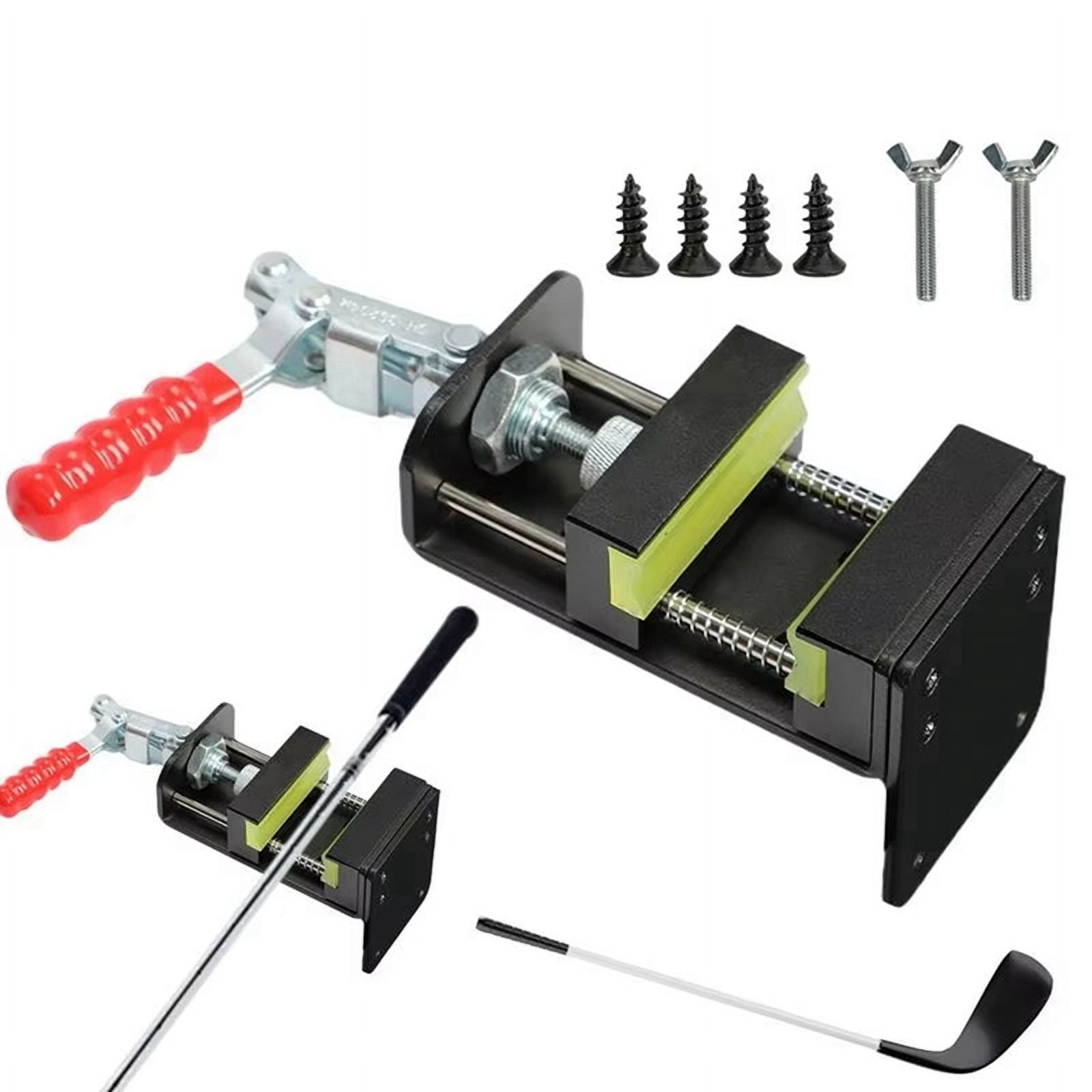 Golf Club Clamp Grip Replacement Tool Golf Putter Swing Regrip Vise Tool Grip Hand Retainer Clamp Removal GolfSupplies A