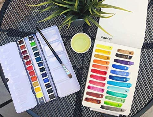 Etchr Student Watercolor 24 Half Pans (1029)