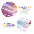 thumbnail image 4 of Monyance wrapping paper roll Iridescent Cellophane Wrap Paper, 32.8Ft Rainbow Flower Packaging(393.7X23.62X0.06Inches), 4 of 11