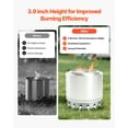 thumbnail image 4 of VEVOR Fire Pit Stand for Solo Stove Bonfire 27 Inch Smokeless Fire Pit Ring, 4 of 9