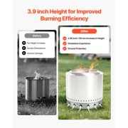 VEVOR Fire Pit Stand for Solo Stove Bonfire,27 Inch Smokeless Fire Pit Ring,Stainless Steel Fireplace Stove Ranger Support Frame Accessory, Portable Outdoor Camping Holder Tools for Fireplace