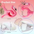 thumbnail image 4 of CaLoogn Clips para toallas de playa para sillas de playa Clips para toallas de colores brillantes para sillas Crucero Patio Vacaciones Sillas de piscina Accesorios para sillones Clips decorativos para, 4 of 5