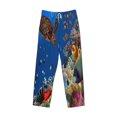 thumbnail image 4 of Balery Men'S Colorful Coral Reef Pants,Sleepwear Pants,Pajama Pants,Pj Bottoms Drawstring And Pockets-Large, 4 of 9