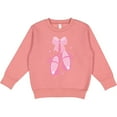 thumbnail image 2 of Inktastic Ballerina Pink Ballet Slippers Toddler Sweatshirt, 2 of 4