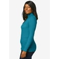 thumbnail image 4 of Jessica London Women's Plus Size Ribbed Cotton Turtleneck Sweater, 4 of 5