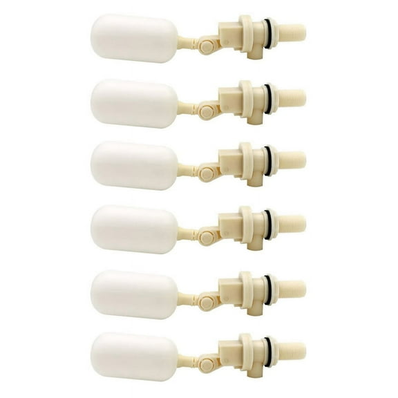 6 Pack Float Valve for Automatic Waterer Bowl Horse Cattle Goat Sheep Pig Dog Water Trough Farm Supplies