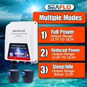 SEAFLO Ultrasonic Hull Defense System Prevents Barnacle & Algae Growth, Fully Automated 24/7 Protection, Protects Hull, Drives & Running Gear, Covers 400 sq.ft – (1-Transducer System)