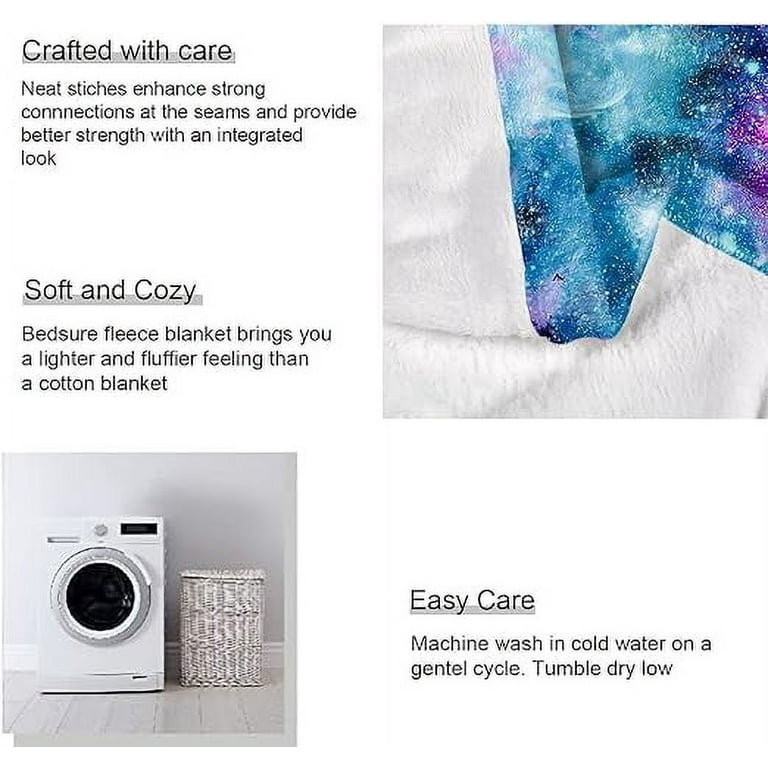 3D Galaxy Throw Blanket Outer Space Fleece Blanket Starry Sky Bed