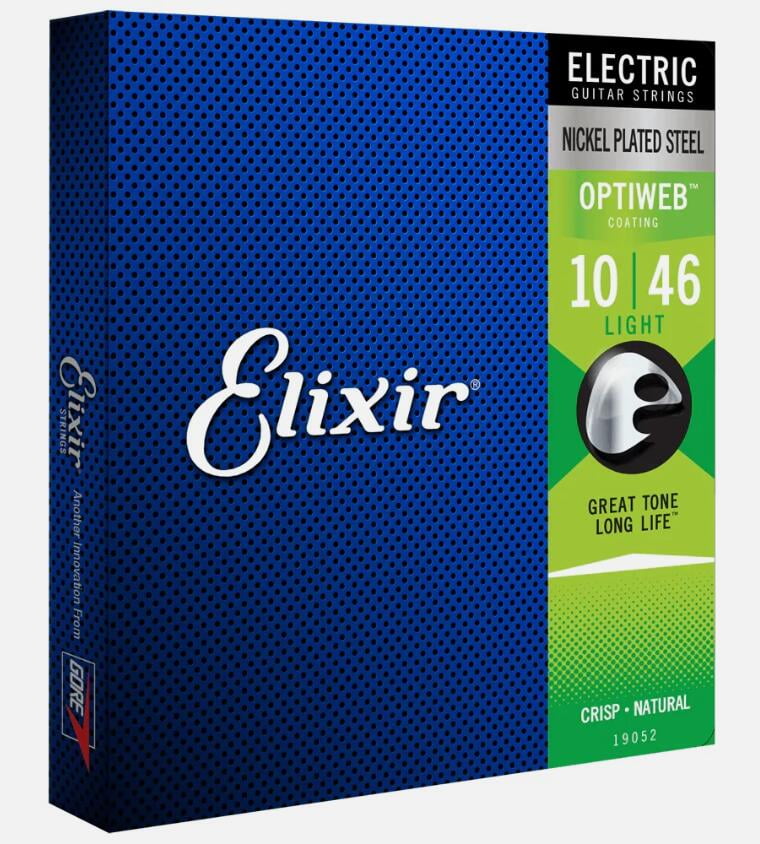 6 Sets! Elixir OPTIWEB Nickel Electric — 19052 Light .010-.046