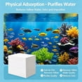 thumbnail image 5 of YardChic 200Pcs Filter Floss for Fish Tank, Aquarium Filter Sheets for Water Filtration, Aquarium Filter Floss, Make Cloudy Water Crystal Clear, Aquarium Filter Pad for Aquarium Accessories, 5 of 9