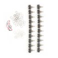 thumbnail image 4 of 20Pcs BERM Toggle Switch LED Light Rocker Button 3 Level 3 Pins On/Off/On 15A 250VAC, 4 of 5