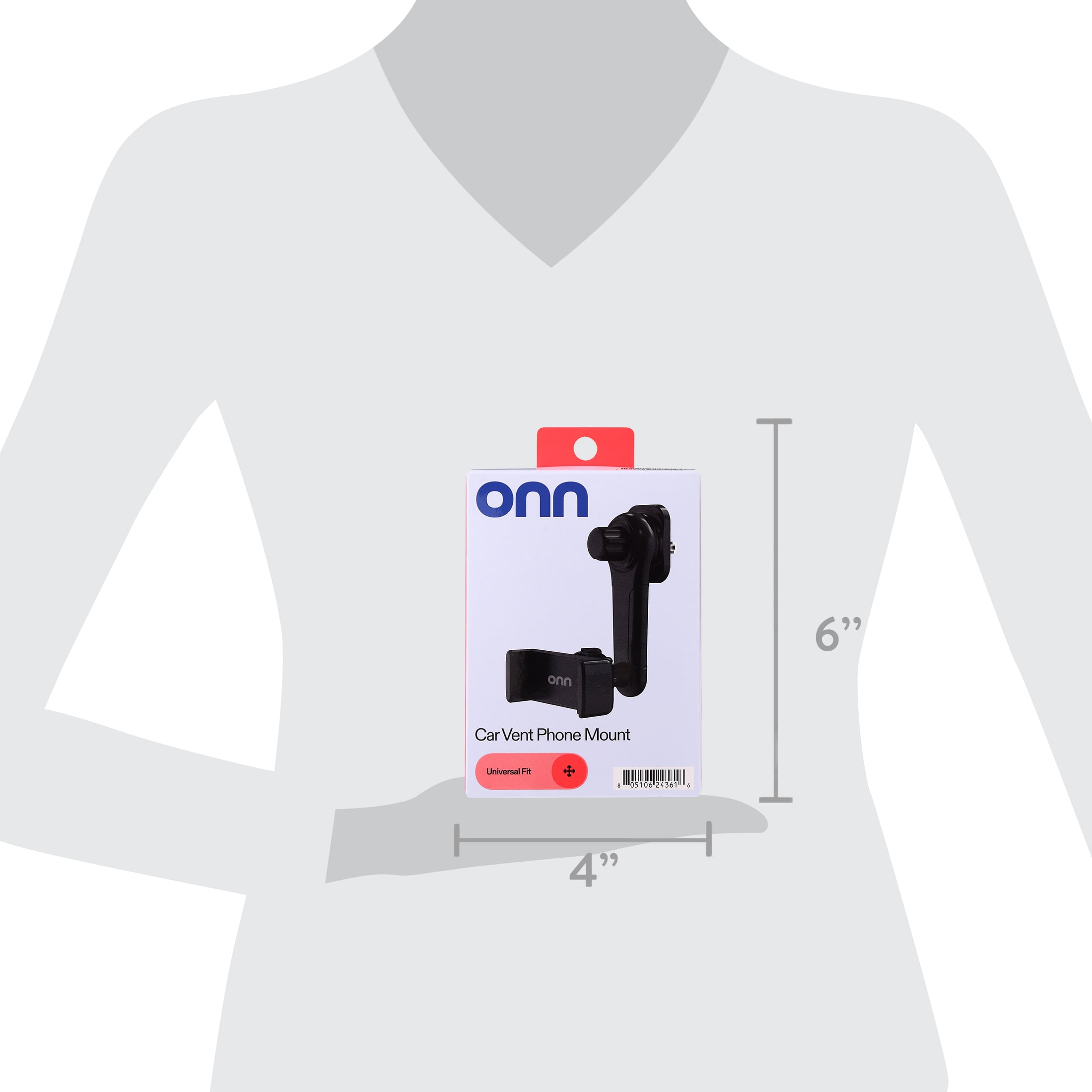 onn Car Vent Universal Phone Mount