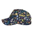 thumbnail image 5 of Naloa Original Classic Low Profile Hat Men Women Baseball Cap Dad Hat Adjustable Unconstructed Colorful Space Print Cap, 5 of 9