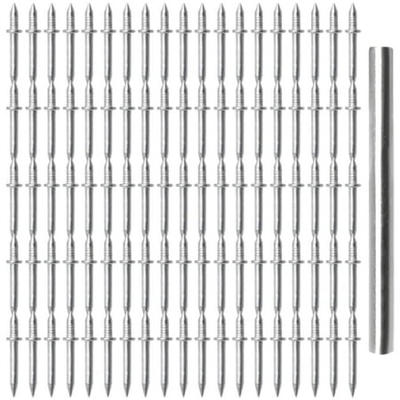 

GZHCGSM Seamless Nail With Double Head Base Thread Nails Concrete Nails Decorative Nails Nails For Concrete Walls Skirting Skirting Screws With Specific Sleeve for Halloween Gifts