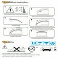 thumbnail image 4 of Labwork 4-Pcs Ventvisor Side Window Deflectors Fit for 2011-2020 Dodge Charger, 4 of 5