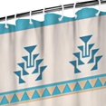 thumbnail image 3 of Blue Ethnic Bird Pattern Shower Curtain 72"x84" ,Bathroom Decorative Shower Curtains Set with 12 Hooks,Modern Waterproof Washable Shower Curtain, 3 of 6