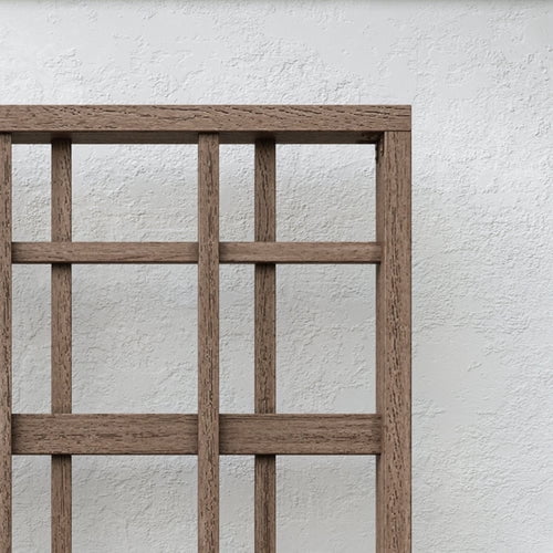 Vita Urbana 60" L x 84" H Modern Vinyl Trellis,Espresso Brown, VT17531