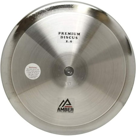 Amber Sporting Goods Premium Discus for Track & Field Training and Competition – 70% Rim Weight Sturdy Chrome-Plated Design Centerless Construction Available in 1kg 1.6kg and 2kg