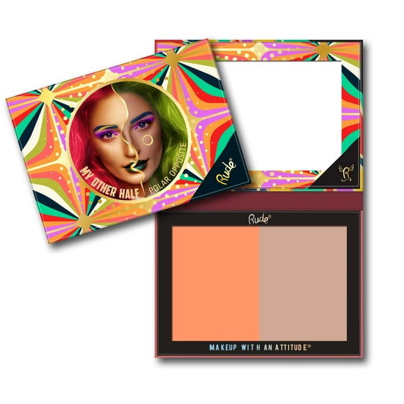 Rude - Paleta para el rostro My Other Half Duo Shade - Polar Opposite