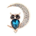 thumbnail image 2 of Hyasfey Owl Faux Brooch Cute Vintage Fashion Dress Coat Accessories Jewelry Sturdy Brooch Pin for Women, 2 of 8