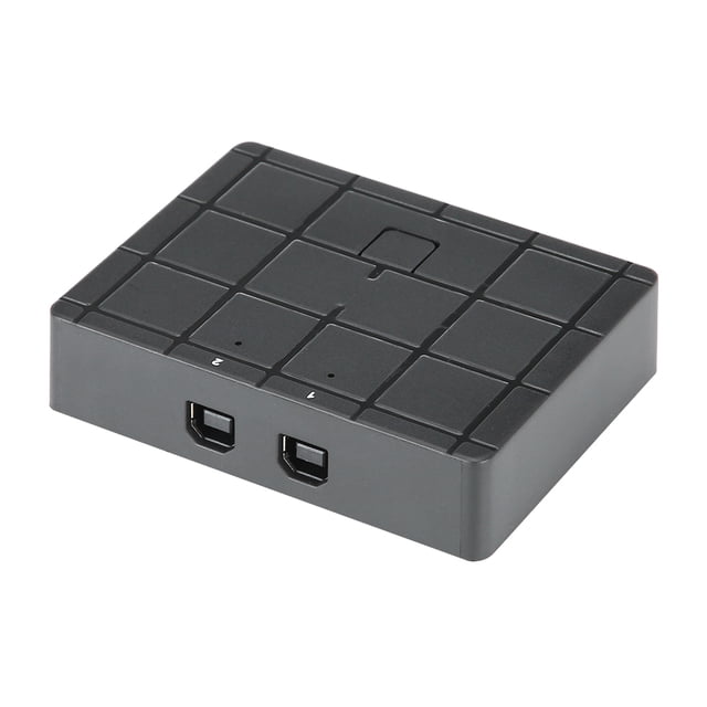Accesorio de impresora, conmutador de 2 puertos Convertidor de 2 entradas y 1 salida Adaptador USB compacto y liviano
