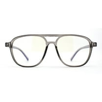 Classic Thin Plastic Iconic Racer Shape Blue Light Filter Computer Glasses Slate