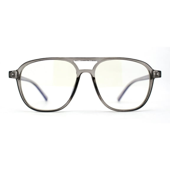 Classic Thin Plastic Iconic Racer Shape Blue Light Filter Computer Glasses Slate