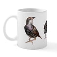 thumbnail image 2 of CafePress - Cute Starling Trio Mug - 11 oz Ceramic Mug - Novelty Coffee Tea Cup, 2 of 6