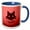 Blue/White, variant on 3drose, My Kitty, 11oz Two-tone Red Mug