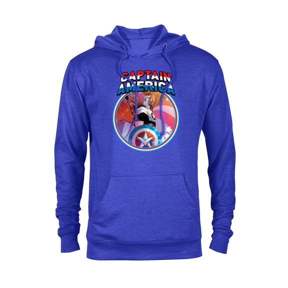 Marvel Captain America Symbol of Truth Sam Wilson - Pullover Hoodie for Adults - Customized-Royal
