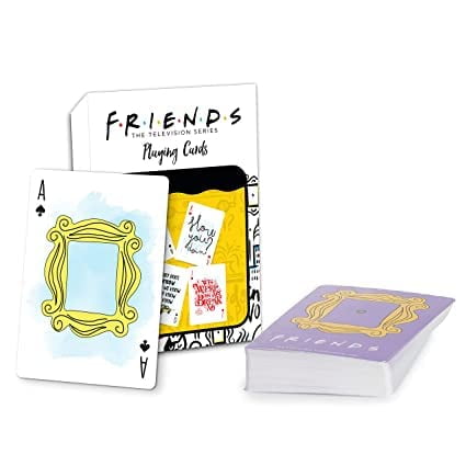 Mc Sid Razz - Friends Tv Series - Premium Paper Playing Cards - 100% Pure Paper Cards & Fully Flexible | For Adult - Waterproof Playing Cards