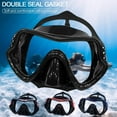 thumbnail image 3 of Adjustable Anti-Fog No Leaking Clear View Swim Goggles with Nose Cover Snorkel Diving Mask BLUE, 3 of 8