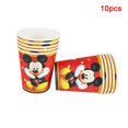 thumbnail image 3 of Caliente Disney rojo Mickey Mouse niños decoraciones para fiesta de cumpleaños globo vasos de papel plato Baby Shower suministros de vajilla desechables, 3 of 4