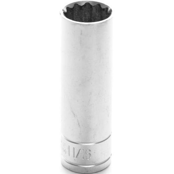 Wilmar W32622 1/2" Drive 12-Point Socket, 11/16"