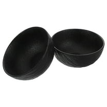 Hemoton 2pcs  Ceramic Bowls Rock Texture Porcelain Soup Bowls Modern Fruit Bowls Candy Bowls Salad Serving Bowls For Family Meal And Home Decor