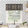 thumbnail image 4 of Valances for Windows, Ethnic Tribal Turkish Retro Flower Abstract Geometric Kitchen Window Valances Rod Pocket Valances Curtains for Living Room Bathroom 54 x 18 Inch, 1 Panel, 4 of 6