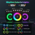thumbnail image 3 of FanFun Karaoke Machine for Adults, Portable Outdoor Bluetooth Speaker with 2 Microphones, Party Speaker with LED Lighs, TX05, 3 of 8