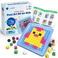 thumbnail image 1 of Kit de arte píxel de STEM Toys CYOEST para niños de 5 a 12 años con más de 50 desafíos, 1 of 7