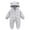 Grey, variant on Baby Boy Romper Baby Onesies Soft Snowsuit Coat Bear Suit Warm Spring Boy Clothes One Piece Jumpsuit Grey 0-3 Months