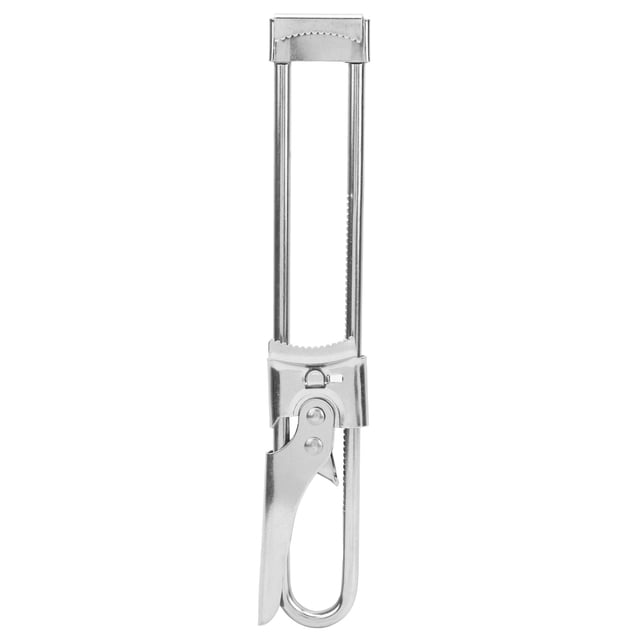 Abridor de tapas multifuncional de acero inoxidable con pinza ajustable para suministros industriales