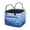 Blue Star Print, variant on KUIFORTI Red Dahlia Quilted Laundry Basket with Handles for Home, Picnic, Shopping, Travel Basket Organizer Gift Baskets Multi-functional Polyester Laundry Hamper