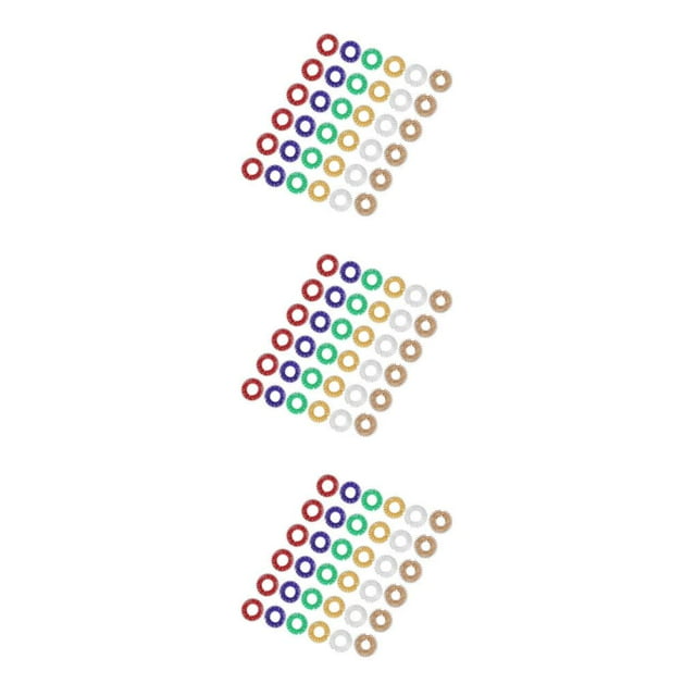 Vogacara 12 Uds. De anillos sensoriales puntiagudos para dedos, juego de anillos de acupresión, juguetes sensoriales para inquietos, anillo de Type1 NO1