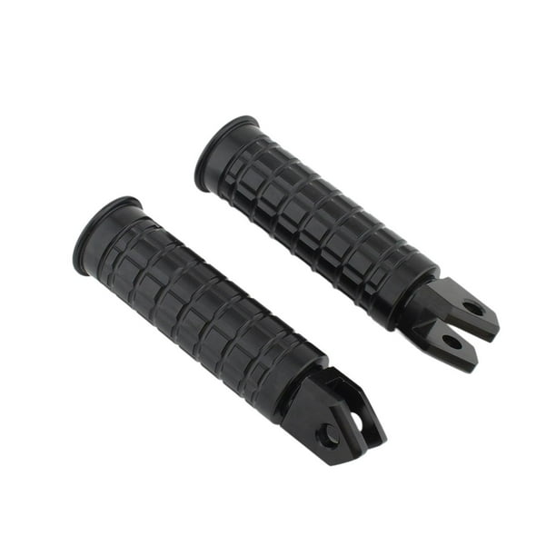 2 reposapiés de motocicleta de fácil instalación para Yamaha MT-01 05-14 XJ6 Trasero negro