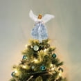 thumbnail image 4 of Adorno Navideño Para Colgar Con Forma De Ángel, Muñeca Bonita Para Niños, Decoración Plateada Para Árbol De Navidad, 4 of 7