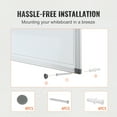 thumbnail image 5 of KFFKFF Whiteboard Calendar, Dimensions 36 x 24 Inches, Wall-Mounted Magnetic Monthly Planner, Comes with 1 Magnetic Eraser, 2 Dry Erase Markers & Detachable Tray, Ideal for Home, School, 5 of 9