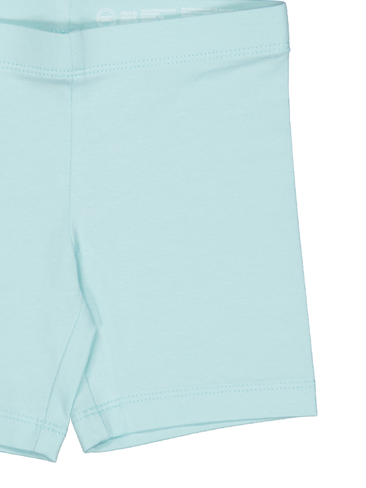 Wonder Nation Girls Bike Short, 2-Pack, Sizes 4-18 & Plus